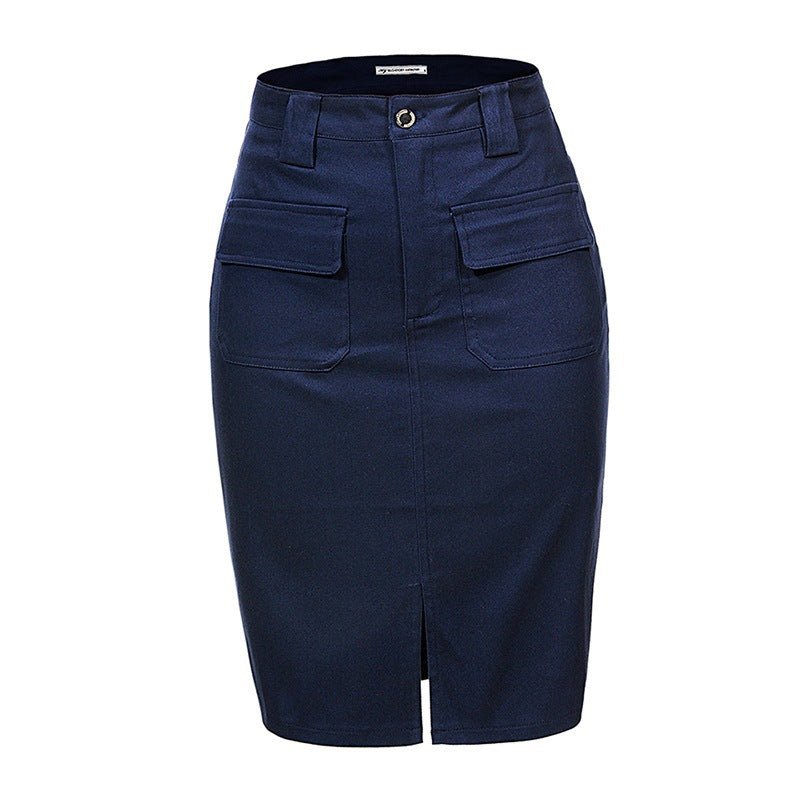 Fashion Summer Women Denim Pencil Skirt High Waist