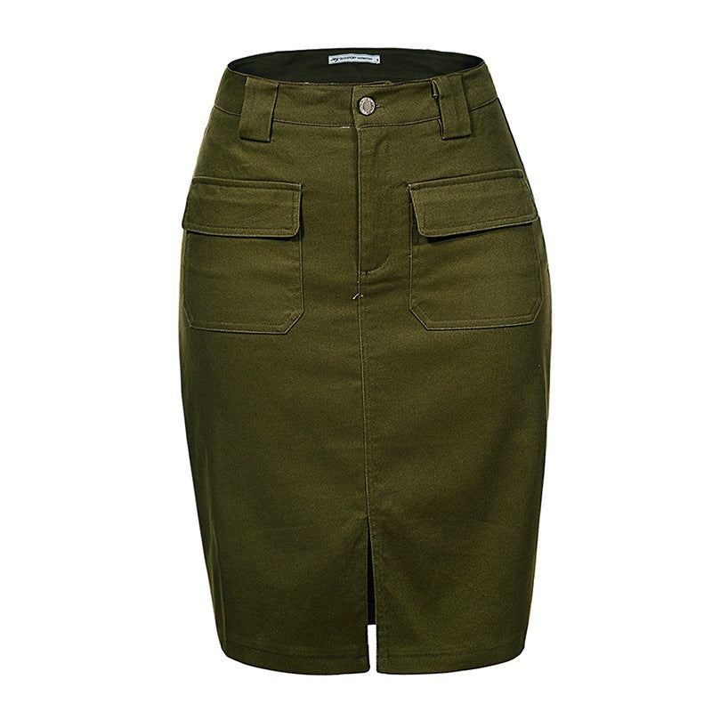 Fashion Summer Women Denim Pencil Skirt High Waist