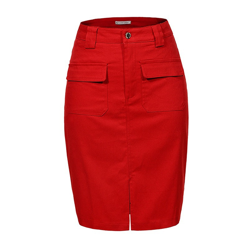 Fashion Summer Women Denim Pencil Skirt High Waist