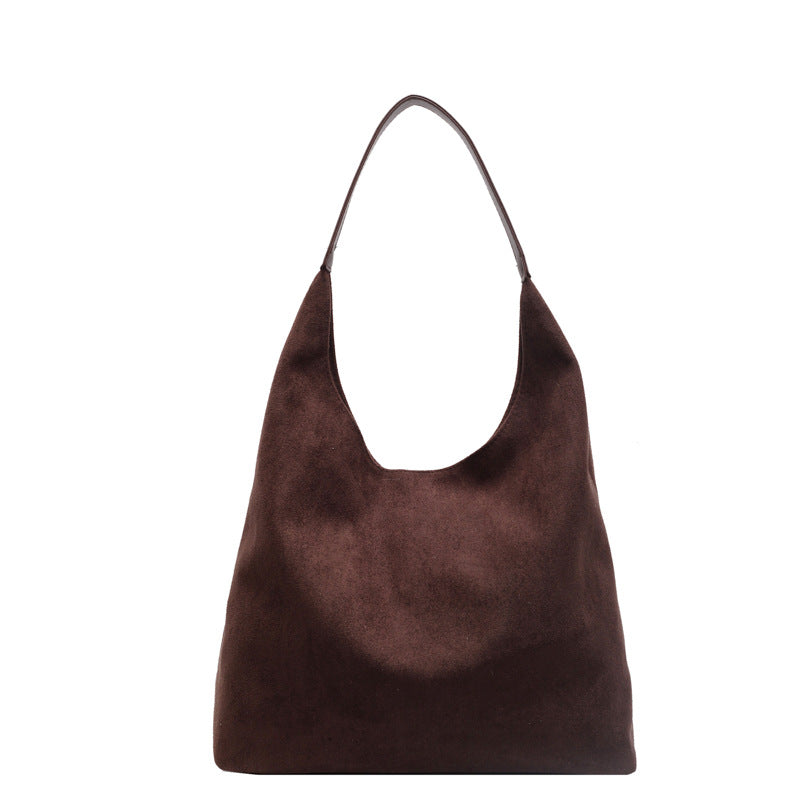 Autumn And Winter Commuter Shoulder Bag Suede Women