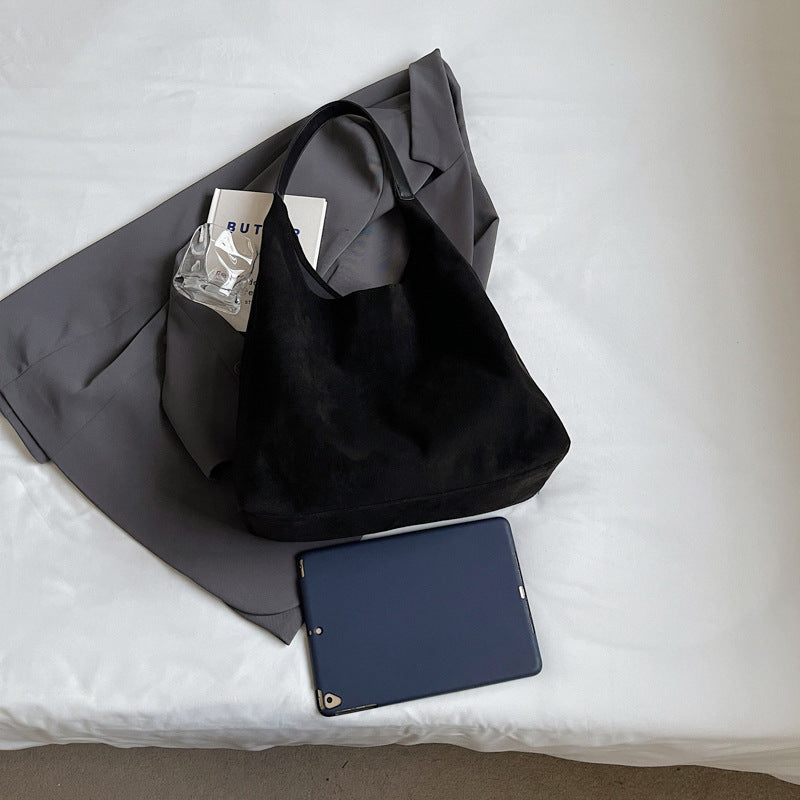 Autumn And Winter Commuter Shoulder Bag Suede Women