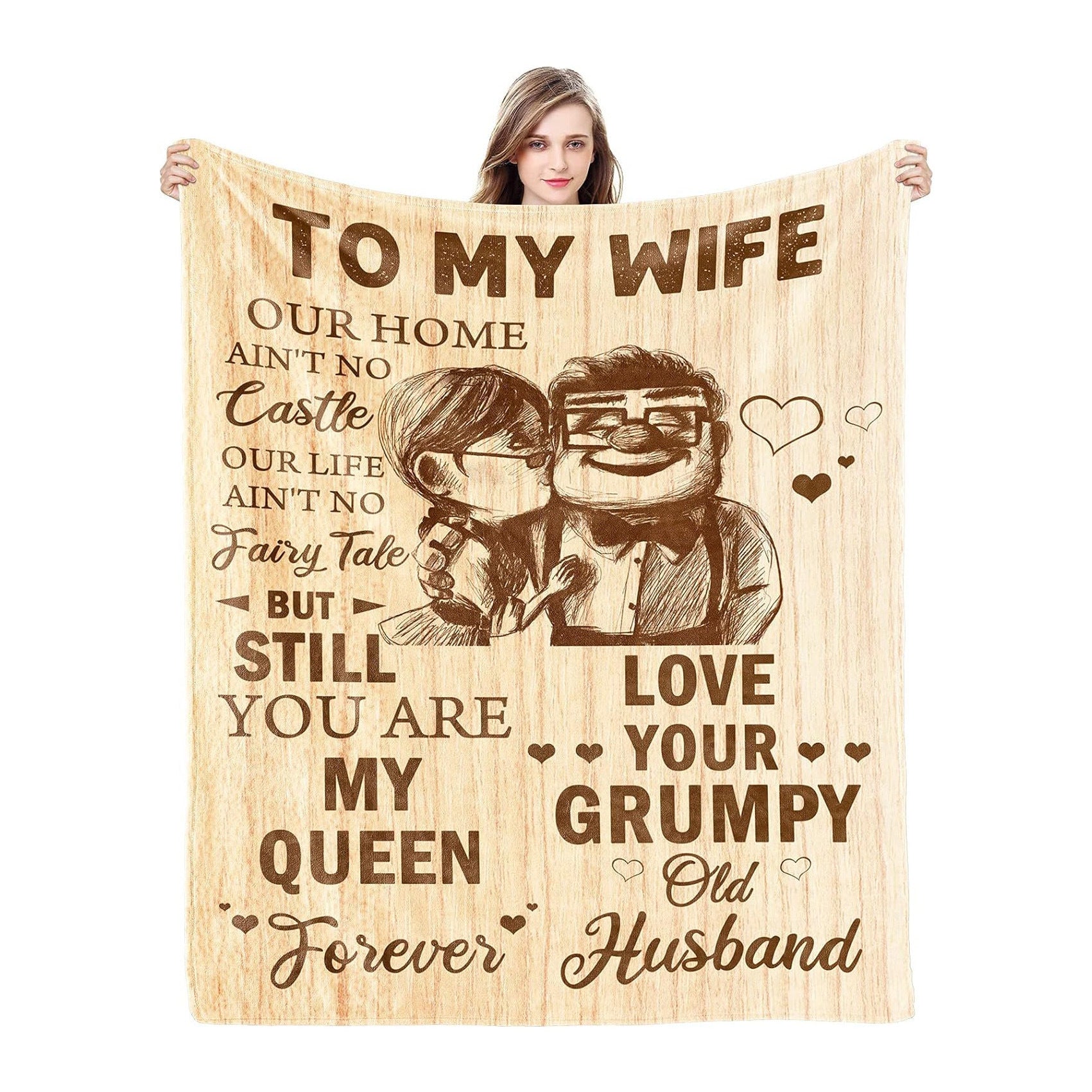 Flannel Blanket Printed Party Bedroom Decoration